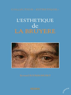 cover image of L'Esthétique de La Bruyère